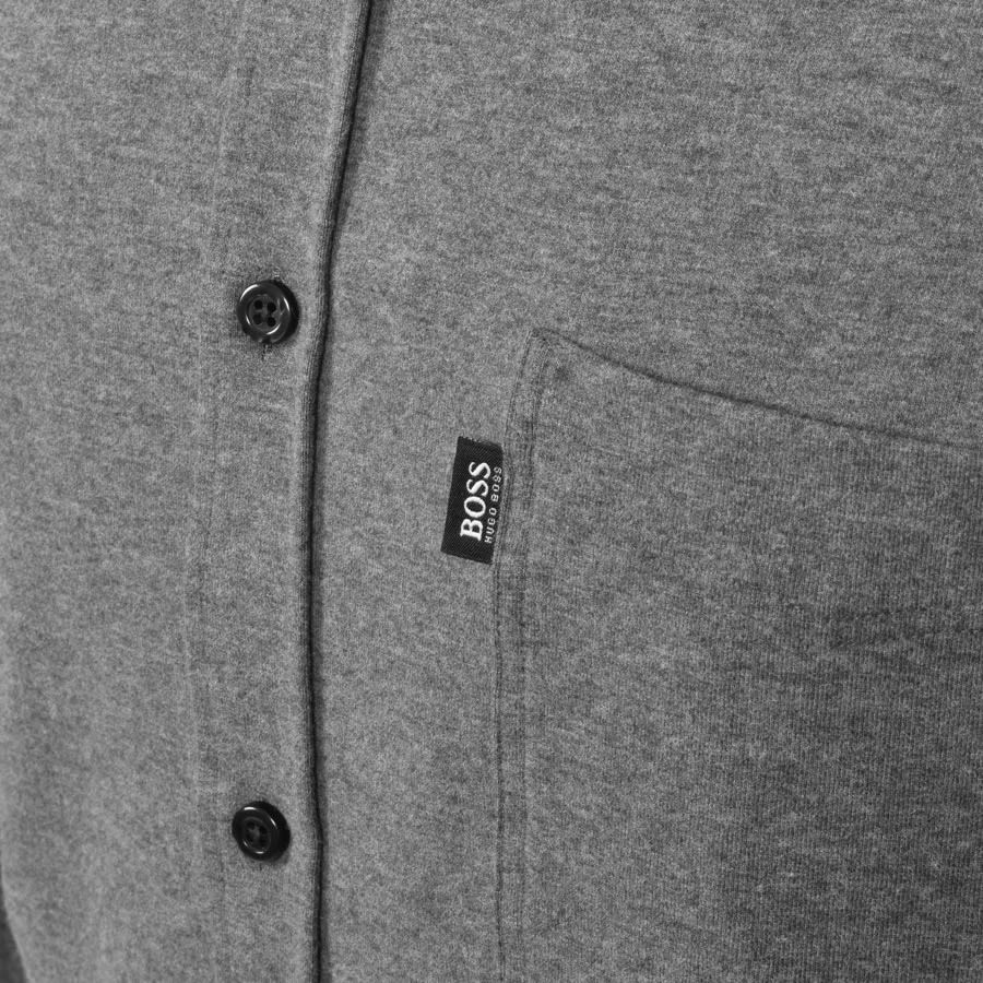 Alternative Image for ProductBOSS Relegant Jersey Long Sleeved Shirt Grey3